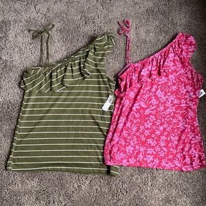 Old Navy one shoulder tops - XS - NWT